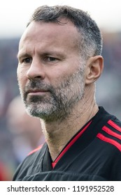 September 25th, 2018, Cork, Ireland - Close Up Of Ryan Giggs At The Liam Miller Tribute Match.