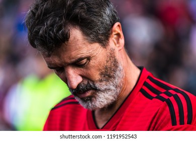 September 25th, 2018, Cork, Ireland - Close Up Of Roy Keane Looking Down At The Liam Miller Tribute Match.