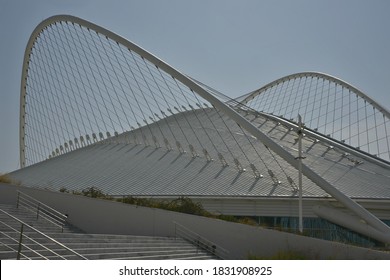 September 26, 2020. Exterior View Of The Olympic Velodrome In Athens, Greece. 