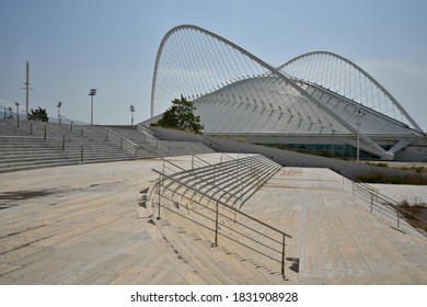 September 26, 2020. Exterior View Of The Olympic Velodrome In Athens, Greece. 