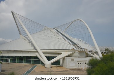 September 26, 2020. Exterior View Of The Olympic Velodrome In Athens, Greece. 