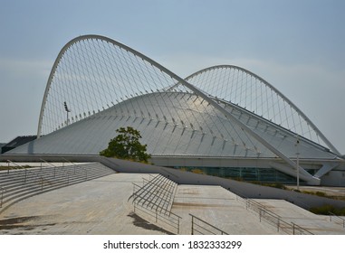 September 26, 2020. Exterior View Of The Olympic Velodrome In Athens, Greece. 