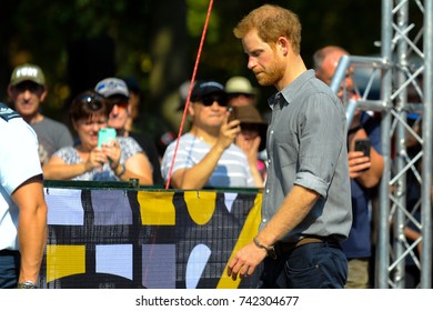 September 27, 2017, Toronto, Canada - His Royal Highness Prince Harry Meeting With Competitors During Invictus Games In Toronto, Canada.