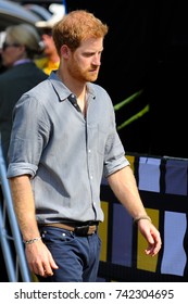 September 27, 2017, Toronto, Canada - His Royal Highness Prince Harry Meeting With Competitors During Invictus Games In Toronto, Canada.