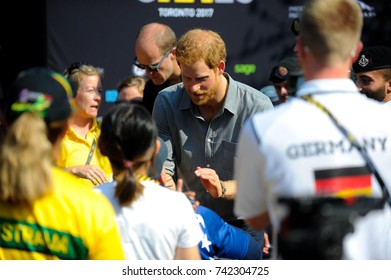 September 27, 2017, Toronto, Canada - His Royal Highness Prince Harry Meeting With Competitors During Invictus Games In Toronto, Canada.