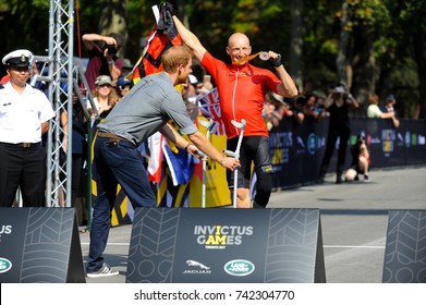 September 27, 2017, Toronto, Canada - His Royal Highness Prince Harry Meeting With Competitors During Invictus Games In Toronto, Canada.