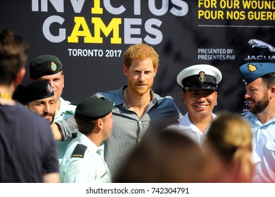 September 27, 2017, Toronto, Canada - His Royal Highness Prince Harry Meeting With Competitors During Invictus Games In Toronto, Canada.