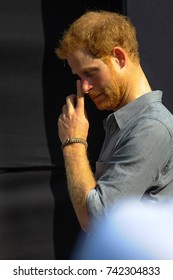 September 27, 2017, Toronto, Canada - His Royal Highness Prince Harry Meeting With Competitors During Invictus Games In Toronto, Canada.