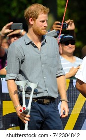 September 27, 2017, Toronto, Canada - His Royal Highness Prince Harry Meeting With Competitors During Invictus Games In Toronto, Canada.