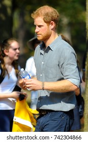 September 27, 2017, Toronto, Canada - His Royal Highness Prince Harry Meeting With Competitors During Invictus Games In Toronto, Canada.