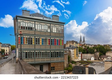 September 28, 2022: Colorful Building In Pau, In Béarn, Nouvelle-Aquitaine, France