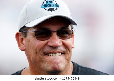 September 30, 2018 - Concord, North Carolina, USA: NFL Carolina Panthers Head Coach, Ron Rivera, Gets Introduced At The Bank Of America ROVAL 400 At Charlotte Motor Speedway 