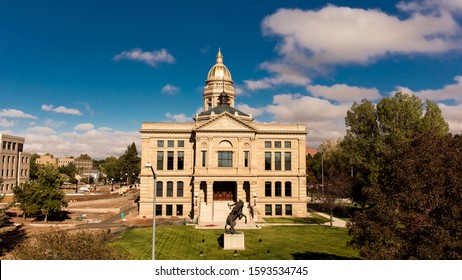 30 DE SEPTIEMBRE DE 2019, CASPER, WYOMING, EE.UU. - Capitolio Estatal de Wyoming