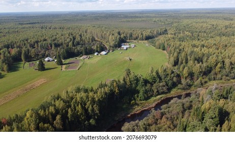 September 8, 2021 MI-8 Helicopter, Babikovo Camp, Uvatsky District Of Tyumen Region, Russia, Nature Views.