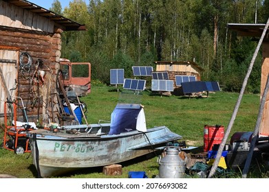 September 8, 2021 MI-8 Helicopter, Babikovo Camp, Uvatsky District Of Tyumen Region, Russia, Nature Views.