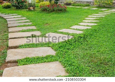 sequential beautiful paths in the park