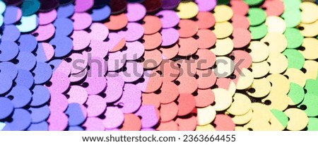 Sequins macro background,Multicolored sequins,Rainbow background