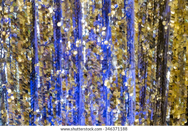 Sequins Make Nice Material Photobooth Backdrop Stock Photo Edit