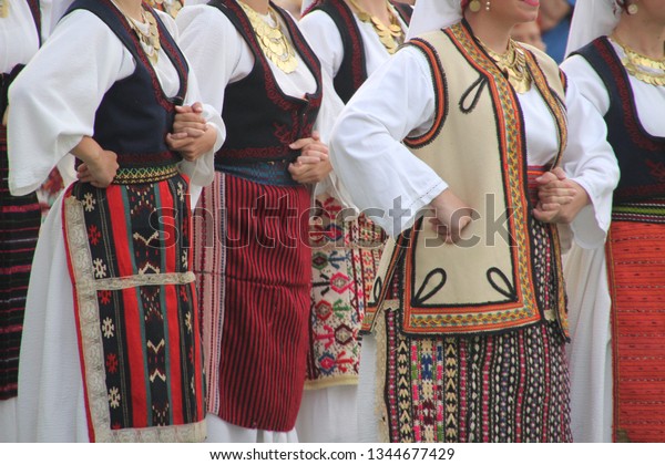 Serbian Dance Festival Stock Photo (Edit Now) 1344677429