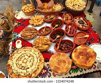 Serbian Food, Different Food On The Table