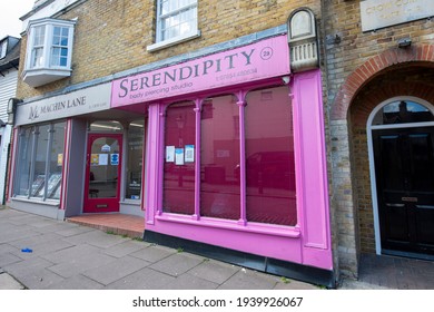 Serendipity Tattoo And Body Piercing Shop Front In Crow Lane, Rochester, Medway, Kent, UK. 