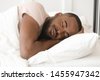 sleeping black man