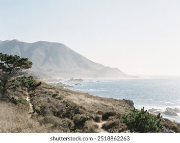 Serene Coastal Landscape – Rugged California Coastline - Powered by Shutterstock