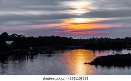 A serene night lake scene, where the water is calm and mirrors the star-filled sky above. - Powered by Shutterstock