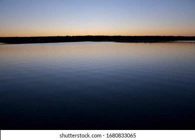 Serene Peaceful Lake Sunset Scene