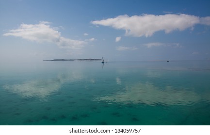 A Serene Scene In The Bazaruto Archipelago Of Mozambique