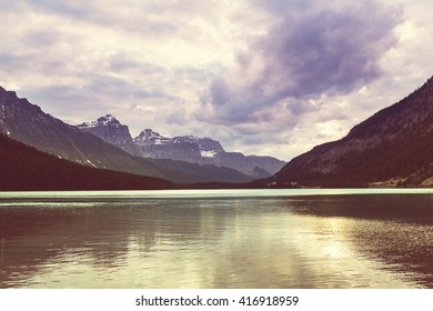 Serene Scene By The Lake In Canada