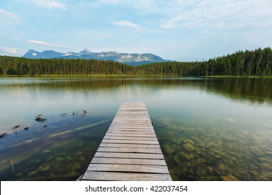 Serene scene by the lake in Canada - Powered by Shutterstock