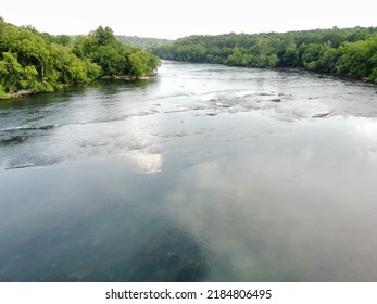 Serene And Slow Flowing Chattahoochee River, Atlanta, Georgia