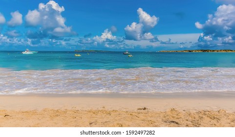 A Serene View From Orient Beach In St Martin