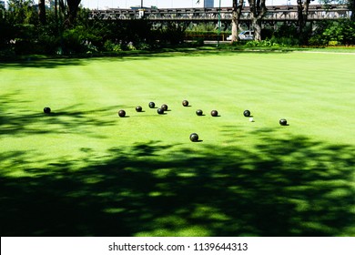 The serenity of lawn bowling