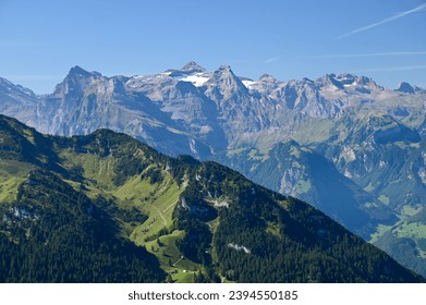 Serenity in the Swiss Alps: A Breathtaking Summer Landscape - Shutterstock ID 2394550185