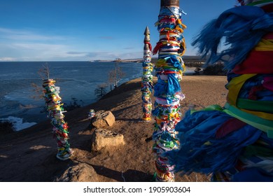 Serge Pillars On Olkhon Island