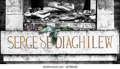 Sergei Pavlovich Diaghilev Grave In Venice