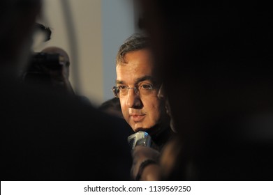 Sergio Marchionne CEO Of FCA Automotive Group Turin Italy Circa November 2014