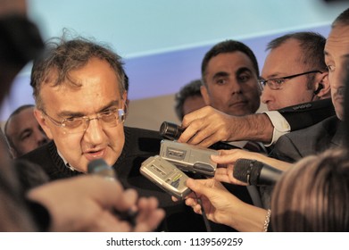 Sergio Marchionne CEO Of FCA Automotive Group Turin Italy Circa November 2014