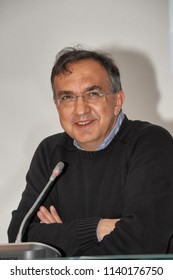 Sergio Marchionne CEO Of FCA Automotive Group Turin Italy Circa November 2014