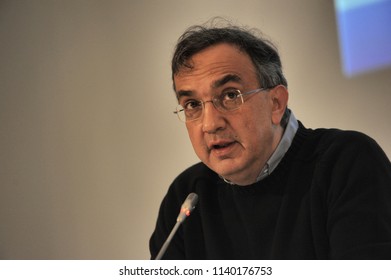 Sergio Marchionne CEO Of FCA Automotive Group Turin Italy Circa November 2014