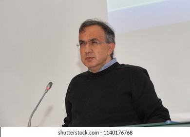 Sergio Marchionne CEO Of FCA Automotive Group Turin Italy Circa November 2014