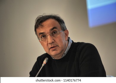 Sergio Marchionne CEO Of FCA Automotive Group Turin Italy Circa November 2014