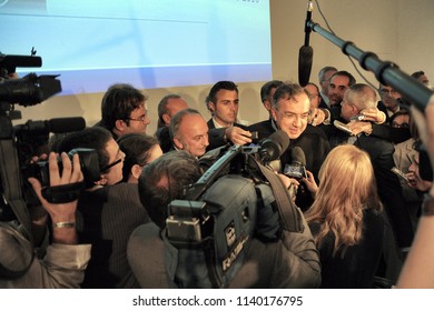 Sergio Marchionne CEO Of FCA Automotive Group Turin Italy Circa November 2014