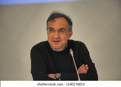 Sergio Marchionne CEO Of FCA Automotive Group Turin Italy Circa November 2014