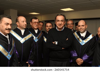 Sergio Marchionne Receives Honorary Degree In Economics From The University Of Cassino, October 5, 2007