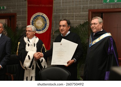 Sergio Marchionne Receives Honorary Degree In Economics From The University Of Cassino, October 5, 2007