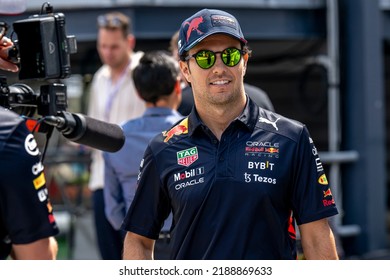 Sergio Perez, Red Bull Racing, Hungarian Grand Prix 2022, Hungaroring, Hungary