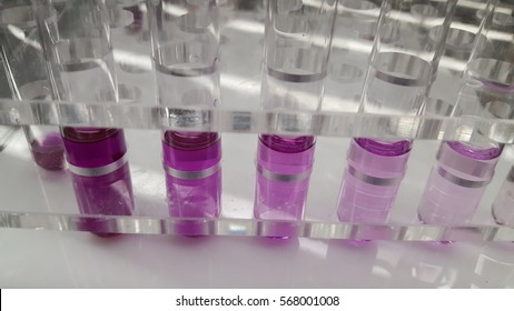 Serial dilutions of wright stain.